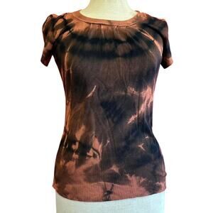 Womens Shirt Size Medium Tie Dye Reworked Hippie Handcrafted Casual Festival Fun